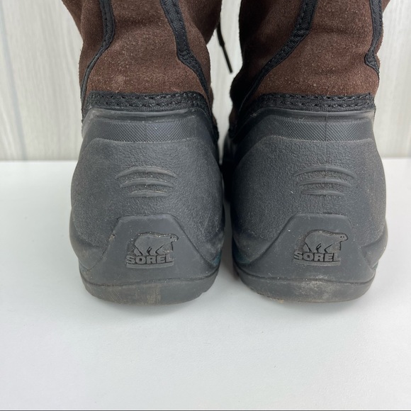 Women's Sorel Cumberland Lea Waterproof Winter Fur Lined Brown Mid-Calf Boots - Picture 7 of 10